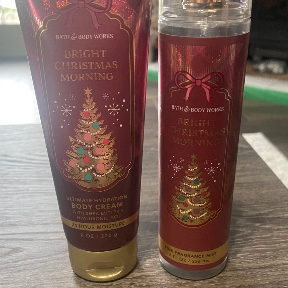 Bath & Body Works Bright Christmas Morning Body Cream & Mist